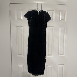 Ted Baker lace navy dress women’s size small